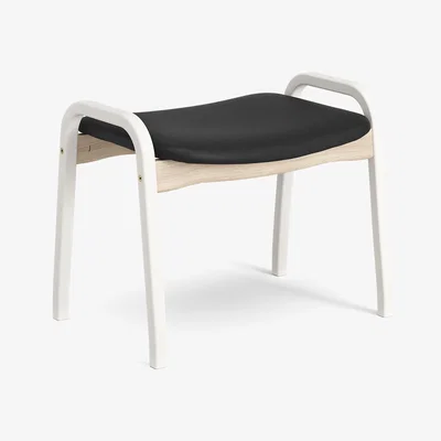 Nordic Nest Swedese Lamino Duality fotstool White washed