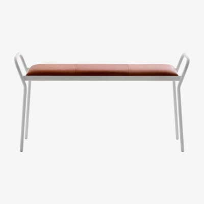 Nordic Nest Maze Anytwo stool White-vintage cognac
