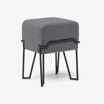 Nordic Nest Puik Bokk stool Black-light-grey