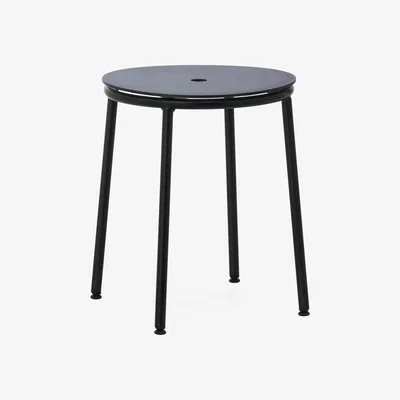 Nordic Nest Normann Copenhagen Circa stool 45 cm Black aluminium
