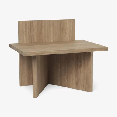 Nordic Nest Ferm Living Oblique stool Oak