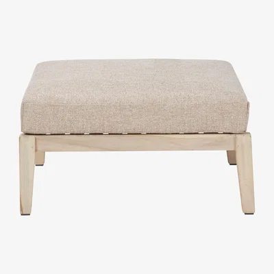 OKA Terrazzin Ottoman - Aged Teak