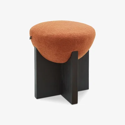 Olivia's Liang & Eimil Larson Ottoman in Lander Rust