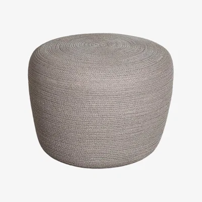 Olivia's Cane-line Conic Taupe Small Outdoor Footstool