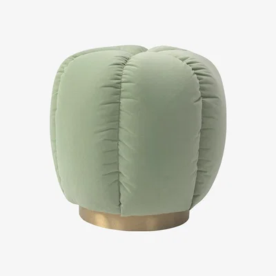 Olivia's Liang & Eimil Toscana Aqua Velvet Calder Stool