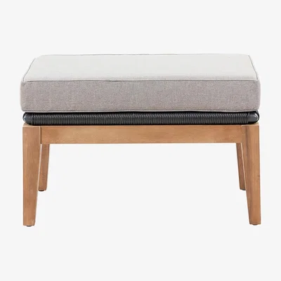Olivia's Olivia's Kaia Footstool in Grey