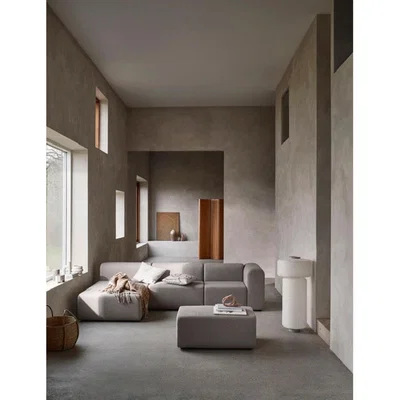 Olivia's Broste Copenhagen Lagoon Latte Module Sofa Set / Chaise Longue