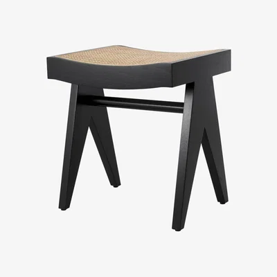 Olivia's Eichholtz Arnaud Footstool Black