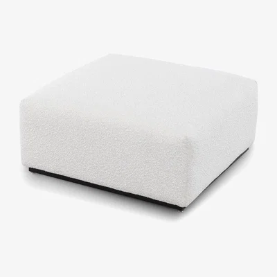 Olivia's Liang & Eimil Kendal Ottoman Boucle Sand