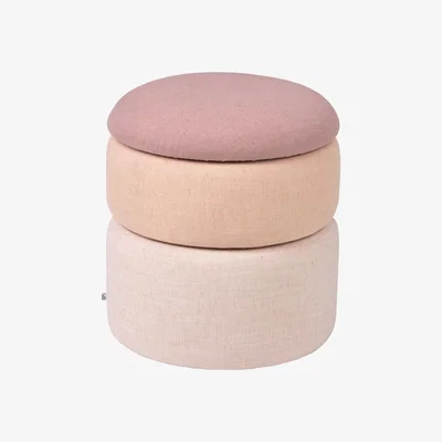 Olivia's Broste Copenhagen Pond Pouffe in Rose - Small