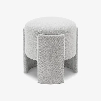 Olivia's Liang & Eimil Ed Ottoman in Ruby Ice