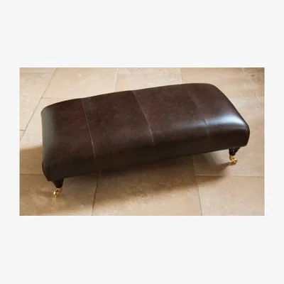 Downtown Parker Knoll Winchester Footstool Leather