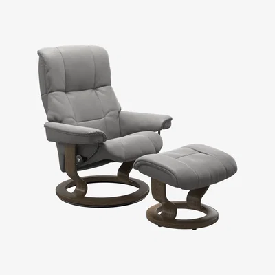 Downtown Stressless Mayfair Footstool - Cross - Fabric