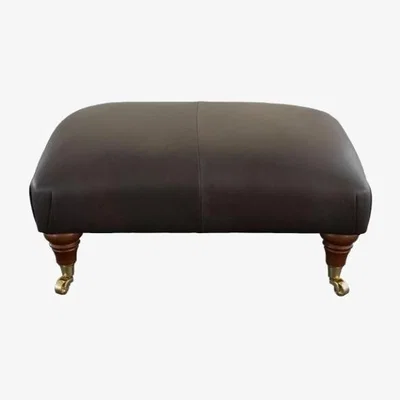 Downtown Parker Knoll Moseley Footstool Leather