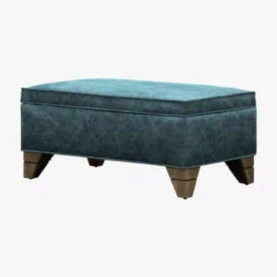 Downtown Parker Knoll Camden Footstool Leather