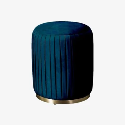 Downtown Baker Mayfair Ottoman Teal