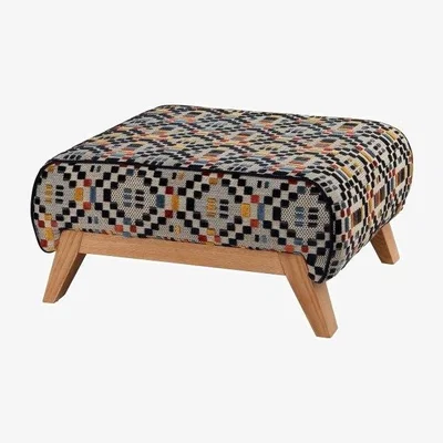 Downtown Celebrity Lifestyle Linby Footstool - Fabric