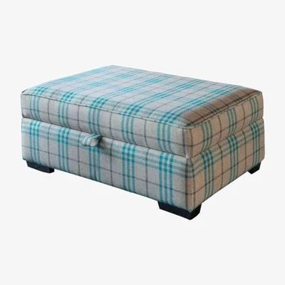 Downtown Downtown Bilbao Fabric Ottoman - Fabric Grade I