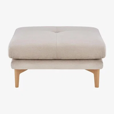 Downtown Ercol Aosta Footstool - Leather Grade L, Decor