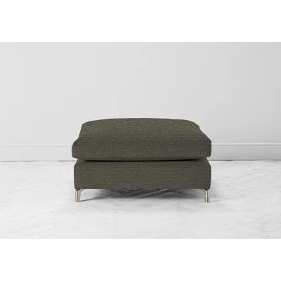 Perch and Parrow Chris Footstool in Champagne Shower