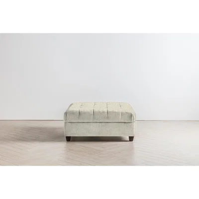Perch and Parrow Lia Footstool in Abalone Beige