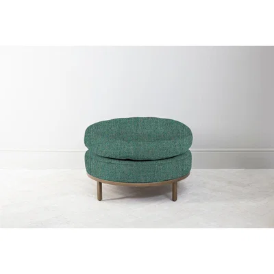 Perch and Parrow Jamie Footstool in Turtle Green