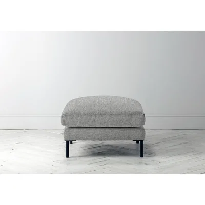 Perch and Parrow Justin Footstool in The Great White