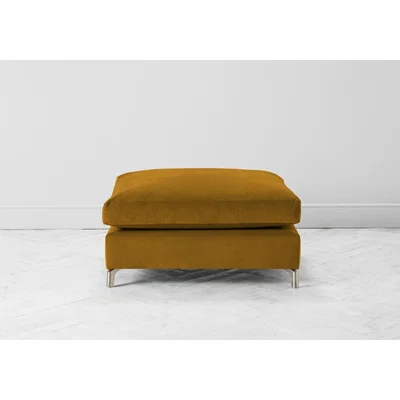 Perch and Parrow Chris Footstool in Medallion Gold