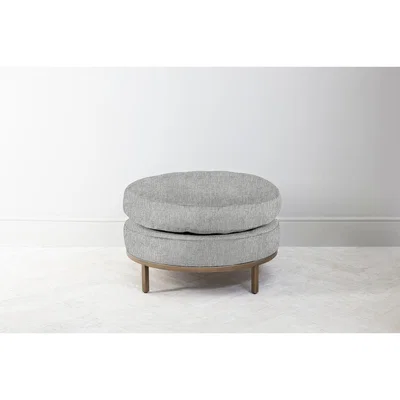 Perch and Parrow Jamie Footstool in The Great White
