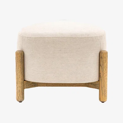 Perch and Parrow Relaxer Footstool in Natural