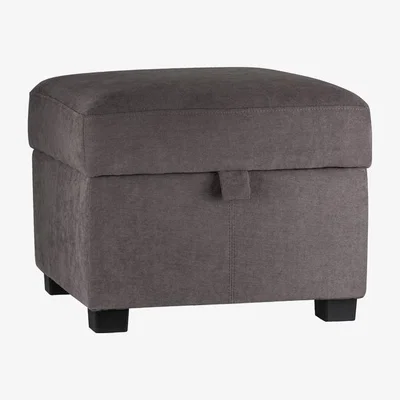 The Range Ledbury Storage Ottoman - Dark Grey