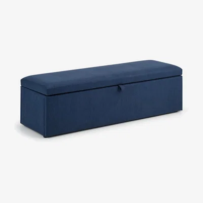 The Range Sorrento Blanket Box Blue - Blue