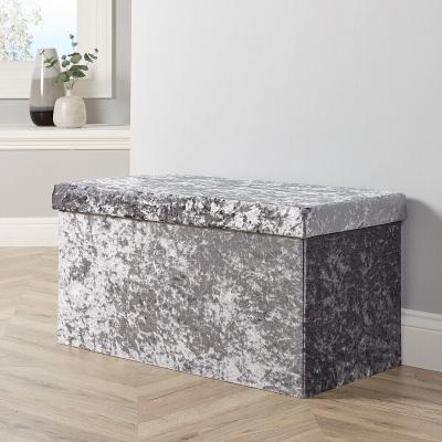 The Range Regular Folding Ottoman - Grey