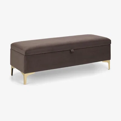 The Range Deco Blanket Box - Truffle