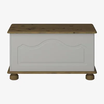 The Range Steens Richmond Ottoman - Grey