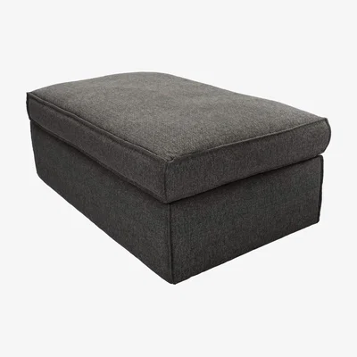 Sofa.com Harry Large Rectangular Storage Footstool in Anthracite Quartz - sofa.com