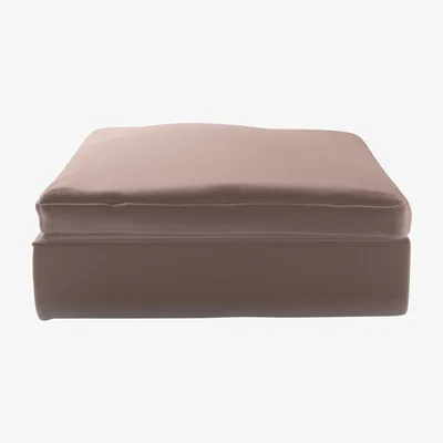 Sofa.com Long Island Footstool End Unit in Orchid Cotton Matt Velvet - sofa.com