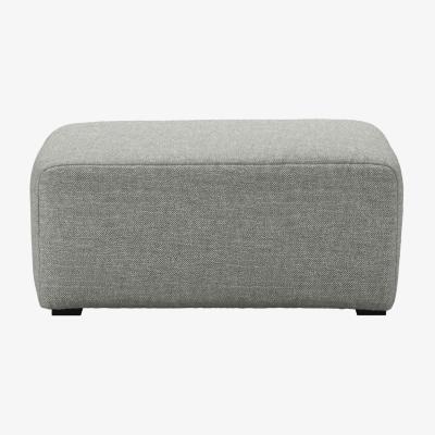 Sofa.com Oliver Footstool in Grey Marl Highland Tweed - sofa.com