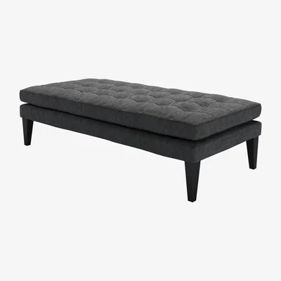 Sofa.com Club Large Rectangular Footstool in Station House Sandgate - sofa.com