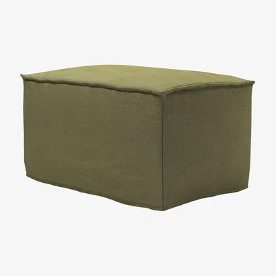 Sofa.com Anders Small Rectangular Footstool in Lichen Heathland Weave - sofa.com