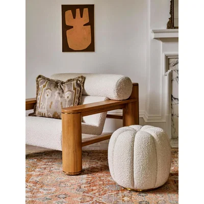 Soho Home Sofia Footstool Boucle, UK