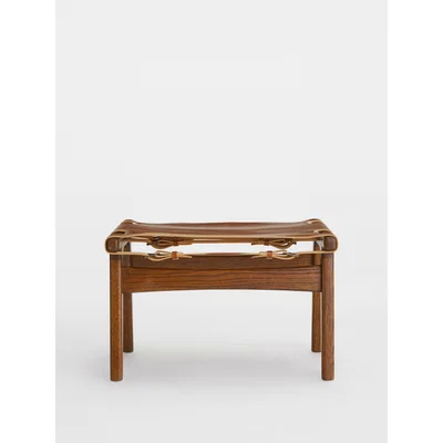 Soho Home Sagrada Footstool, Walnut Stain