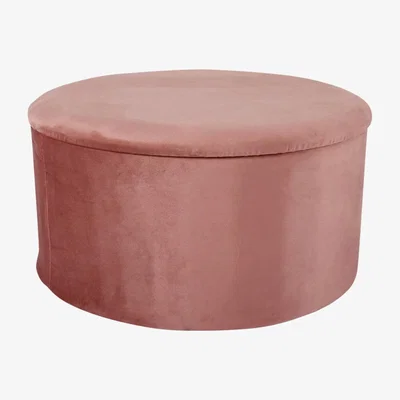 Teddy Beau Teddy's Collection Trillium Ottoman Pink
