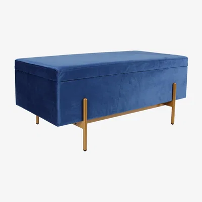 Teddy Beau Teddy's Collection Ursinia Footstool Blue