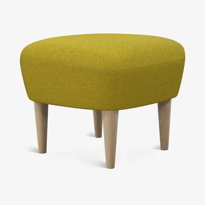 Tom Dixon Tom Dixon - Wingback Ottoman Natural Leg Tonica 2 0411