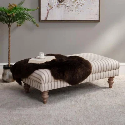 Woods Furniture Keira Traditional Footstool Keira Traditional Footstool - House 2 Fabric
