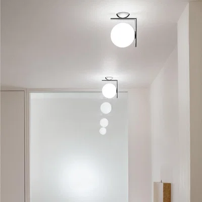 Amara Flos - IC Wall/Ceiling Light - Chrome - W1