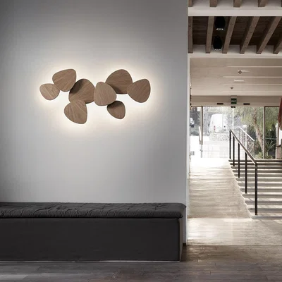 Amara Bover - Tria Wall Light - Set of 6 - Natural Oak