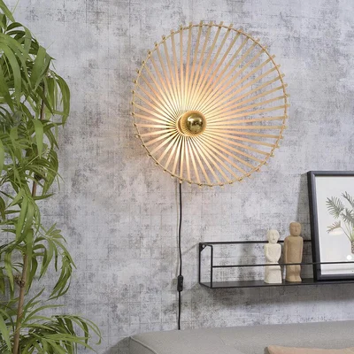 Amara Good & Mojo - Bromo Wall Lamp - Natural - Large