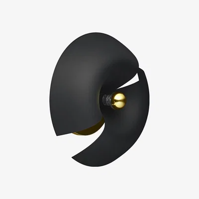 Amara AYTM - Cycnus Wall Lamp - Black & Gold - Large